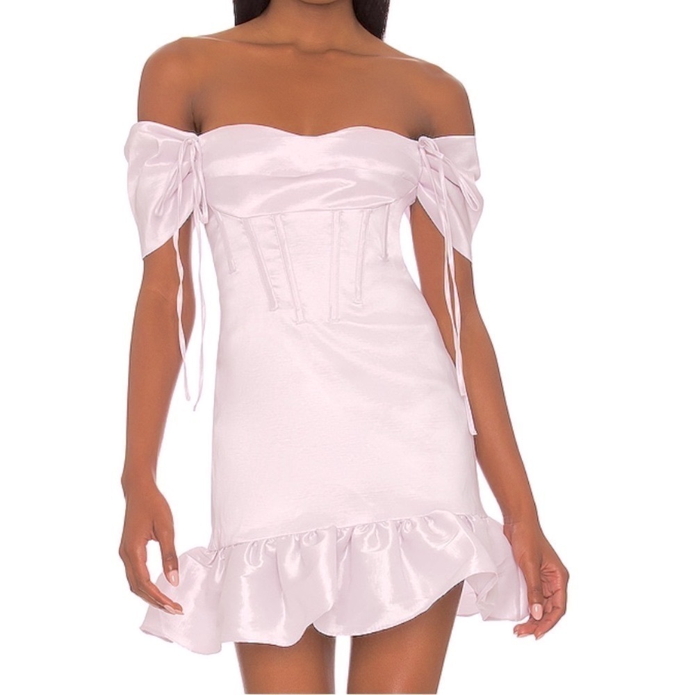 LPA Rosa Mini Dress in Washed Lavender Sz. Small
